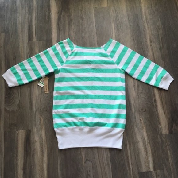 Energie Juniors Striped Cropped Sweatshirt - Picture 5 of 8